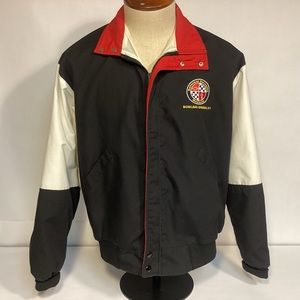 Vintage National Corvette Museum Bomber Jacket men’s size medium made in USA